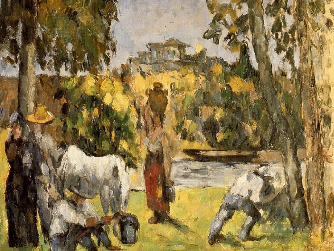 Leben in den Feldern Paul Cezanne Ölgemälde